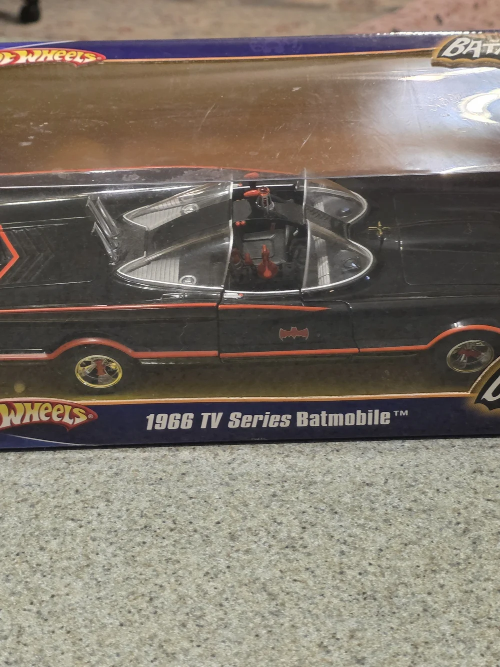 Hot Wheels 1966 TV Series Batmobile - Black with Red Accents